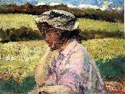 James Carroll Beckwith Lost in Thought oil on canvas